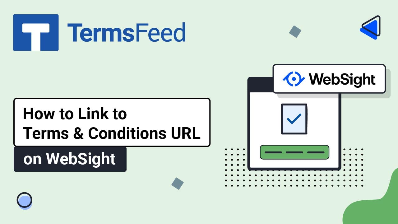 Video: How to Link to Terms and Conditions URL on WebSight - TermsFeed