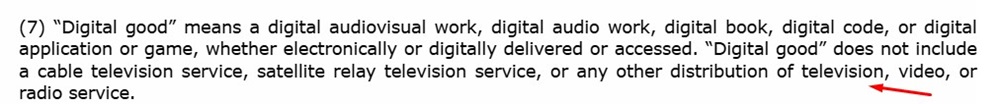 California AB 2426 Definition of Digital Goods