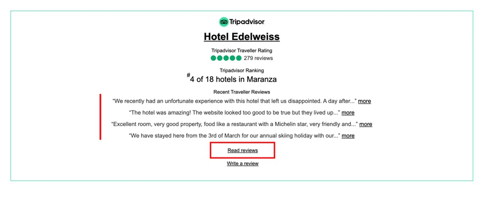 Hotel Edelweiss Read Reviews link