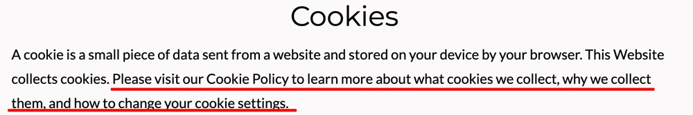 Katheryn Moran Photography Privacy Policy: Cookies clause