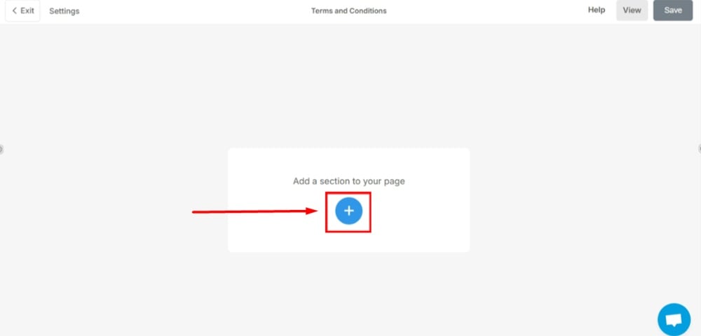 TermsFeed Pixpa - Website - Terms and Conditions Page - Add Section