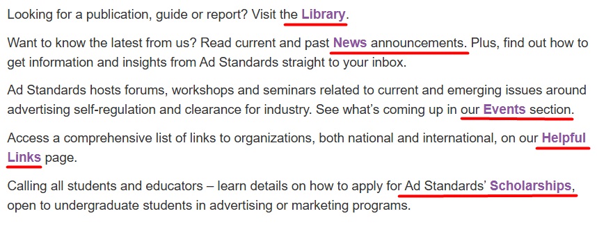 Ad Standards educational materials