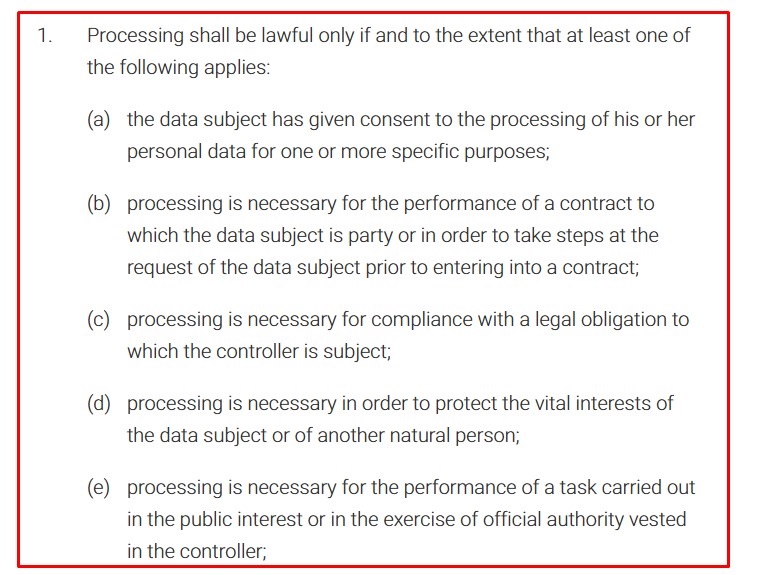 GDPR Article 6