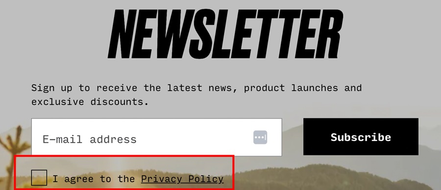 HAIBIKE agree checkbox