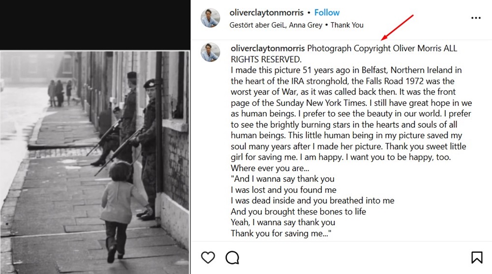 Oliver Claytons Mom Instagram disclaimer