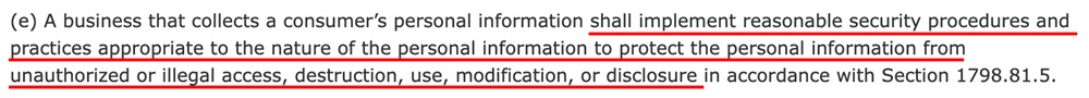 CCPA Section 1798: Definition of Personal Information