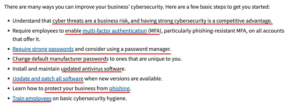 NIST: Basics of cybersecurity