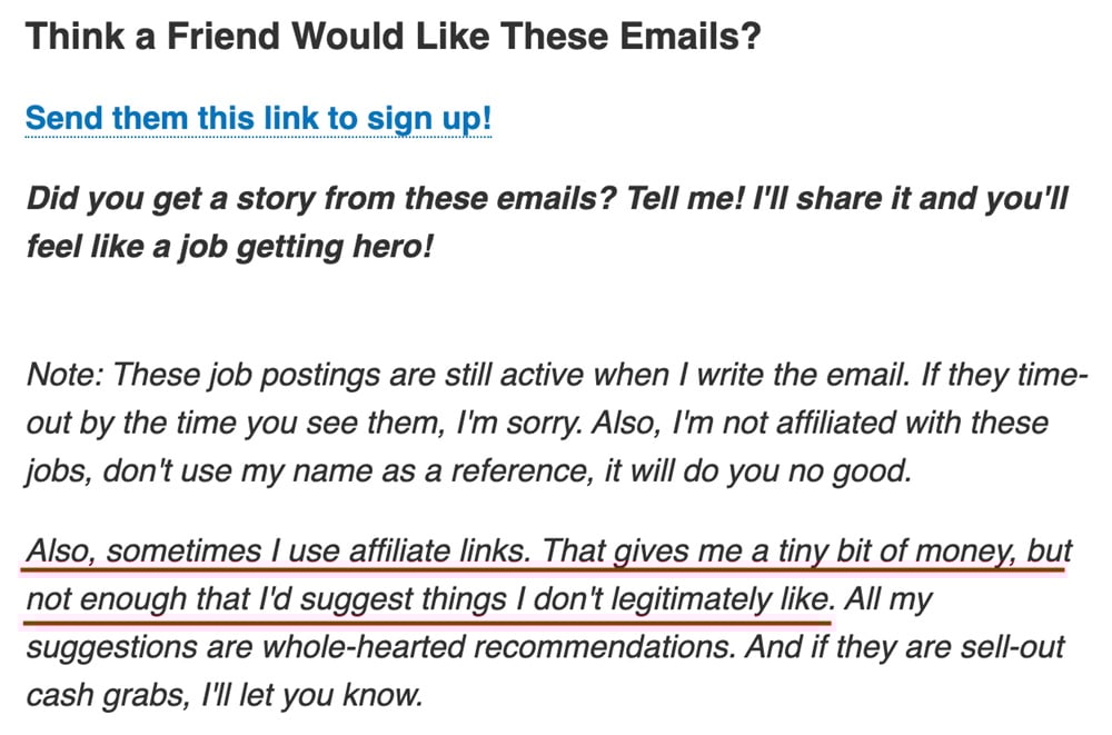amber-petty-newsletter-signup-affiliate-disclosure