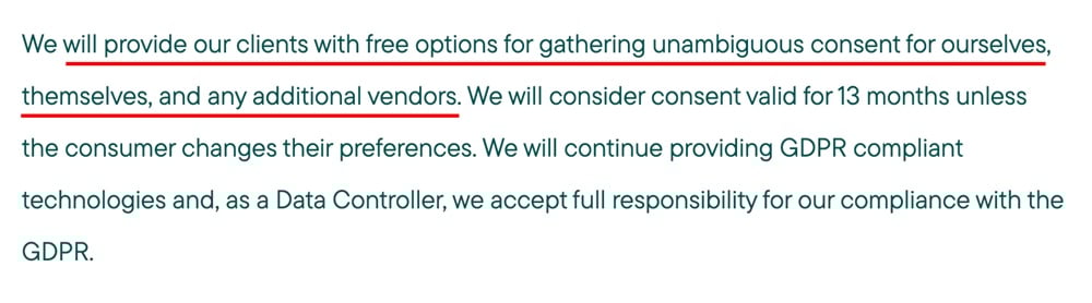 CJ Affiliate partner: free options for collecting consent