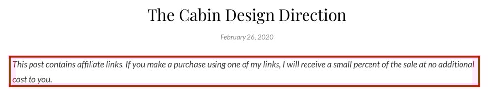 Sweet Beast Blog: Affiliate Links disclosure
