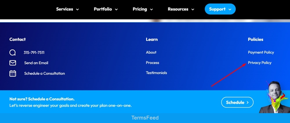 Creatibly Website Header