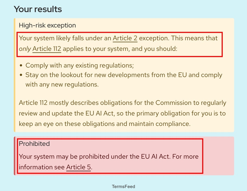 Future of Life Institute: EU AI Act Compliance Checker Results