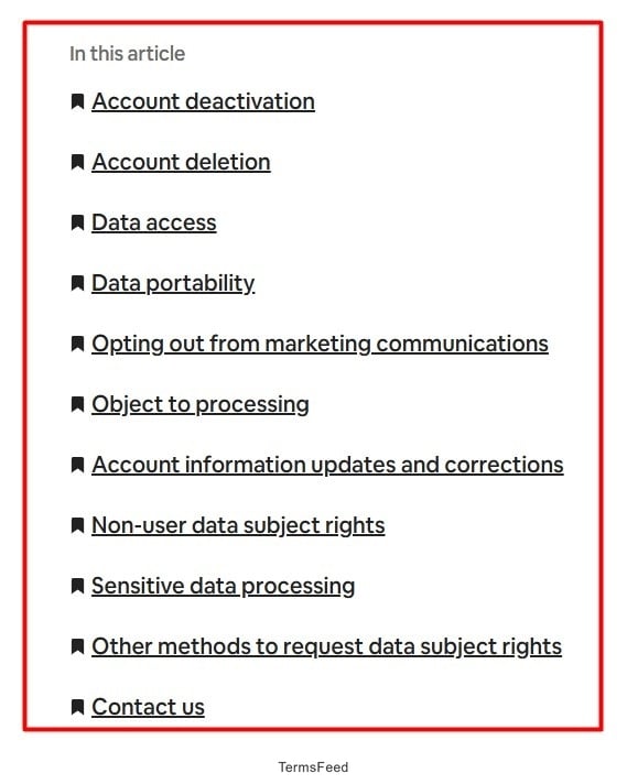 Airbnb Privacy Policy: How to exercise your rights