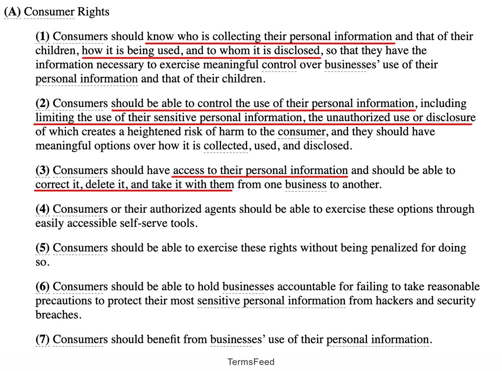 CPRA Text: What consumer rights are and what employee rights are
