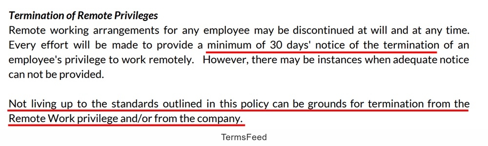 Hubspot Work Policy: Termination of Remote Privileges