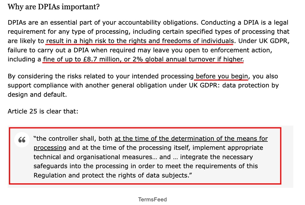 UK ICO: Why DPIA are important