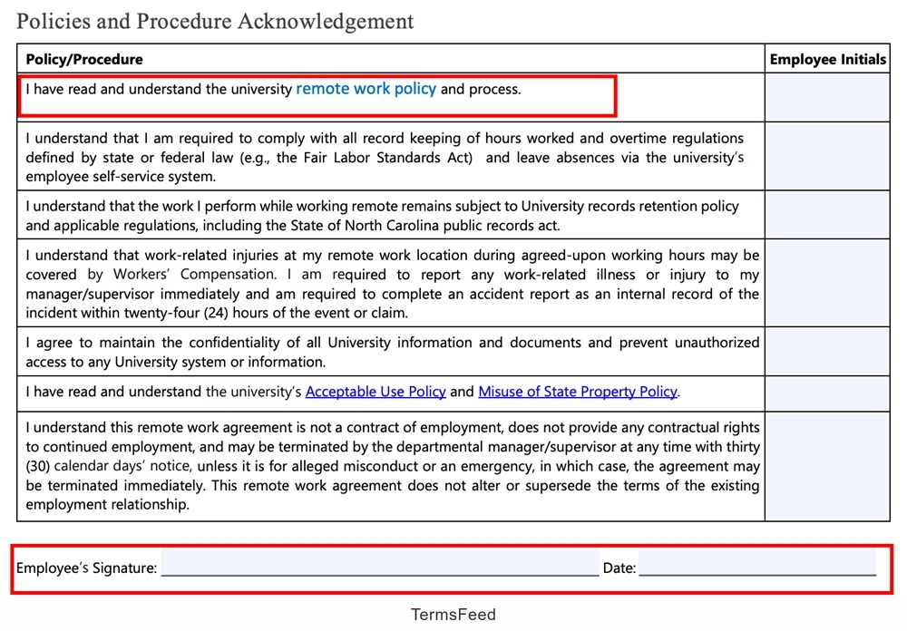 University of North Carolina Pembroke Work Policy: Remote Work Plan