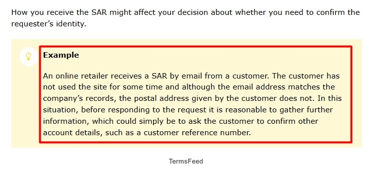 GDPR Requirements on an external DSAR