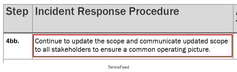 CISA Playbook: Update incident scope to maintain a common operating picture