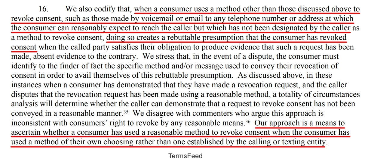 TCPA Rules and Regulations: Revoking Consent Across Channels
