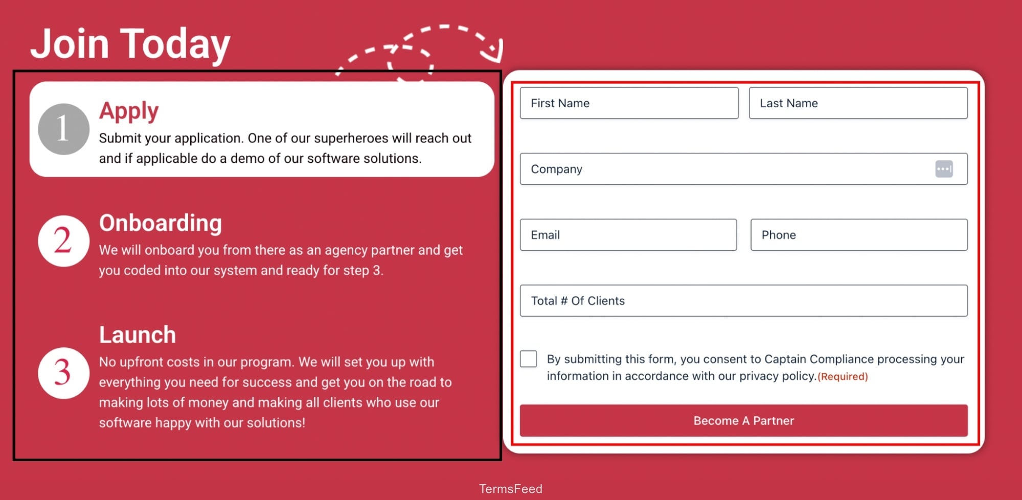 Excerpt from Captain Compliance partnership program - join today