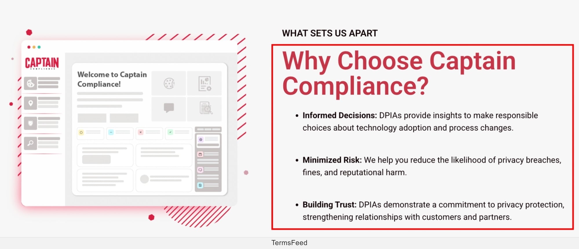 Excerpt from Captain Compliance Solutions DPIA