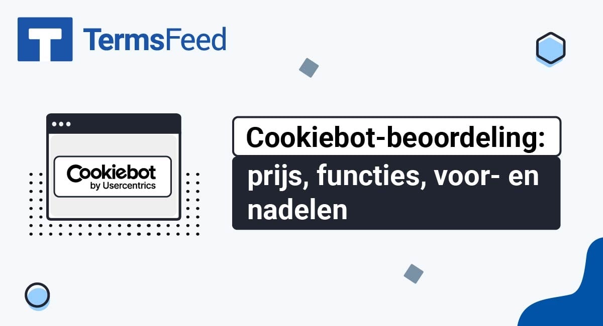 Cookiebot-beoordeling: prijs, functies, voor- en nadelen