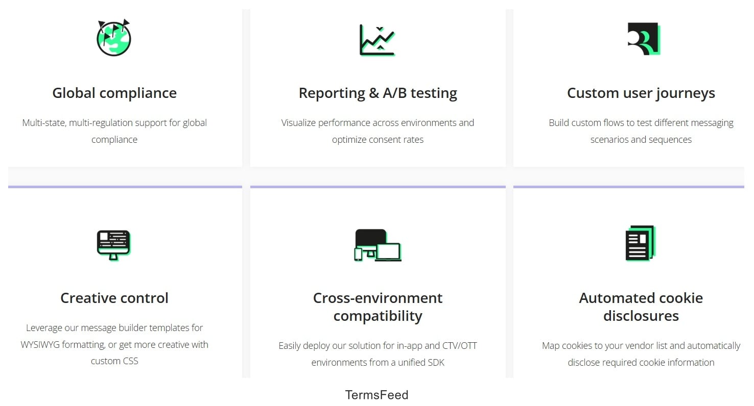 Sourcepoint - CMP - Features - Excerpt