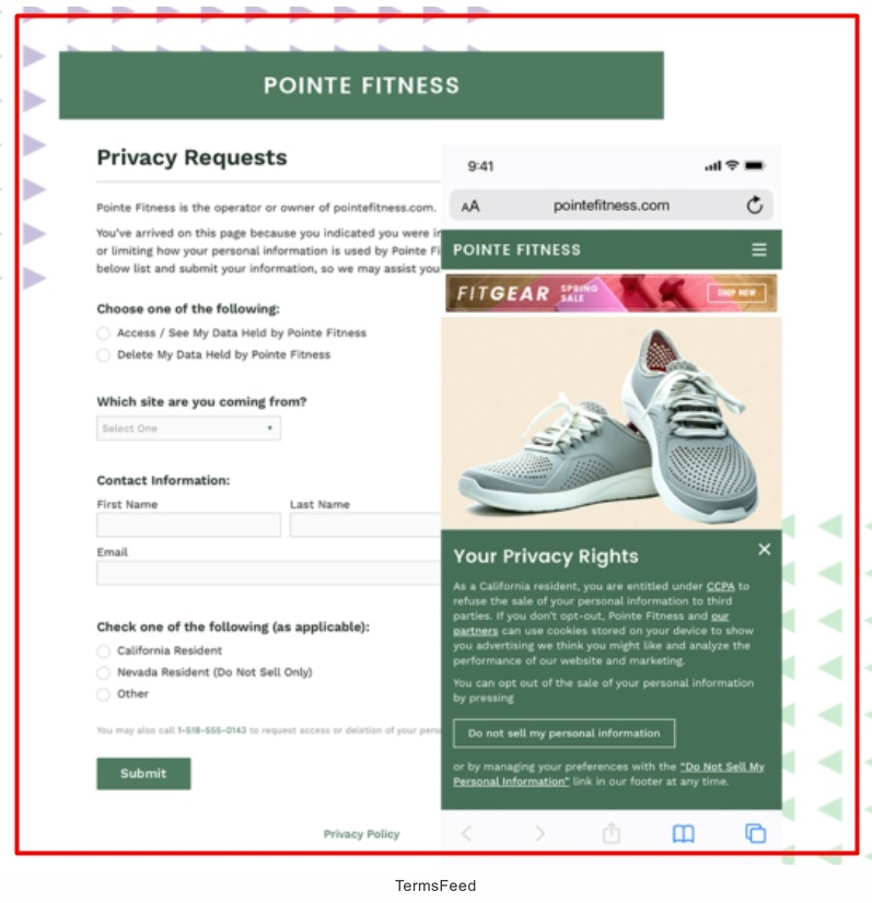 Sourcepoint DSAR - example