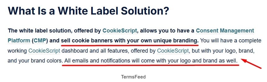CookieScript - White-label Solutions excerpt