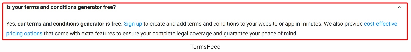 WebsitePolicies - Terms and Conditions Generator - FAQ