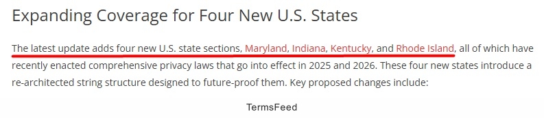 IAB Tech Lab - Expanding coverage for 4 US States excerpt